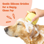 HamInWay Dog Bath Brush, 2-in-1 Dog Grooming Brush - Image 5
