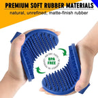 Dog Grooming Brush, Dog Shampoo Bath Brush Shedding Soothing Massage Rubber Comb - Image 3