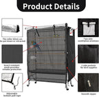 Bird Cage Covers for Night, 38”L×23”W×51”H, 420D Fabric Washable Waterproof - Image 4