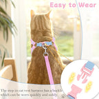 Cat Vest Harness and Leash Set for Walking Escape Proof, Adjustable Kitten - Image 7