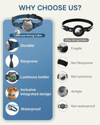 Waterproof Airtag Cat Collar, Breakaway Cat Airtag Collar - Image 3