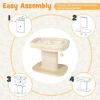 Tangkula Cat Tree for Indoor Cats, 2-Tier Cat Tower - Image 9