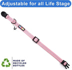Pawtitas Recycled Pink Reflective Cat Collar – Eco-Friendly Breakaway Safety - Image 5