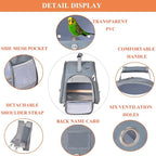 Bird Carrier Travel Cage with Stand, Small Bird Travel Carrier - Image 2