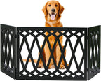 Etna 3-Panel Diamond Design Wood Pet Gate by Etna+Products