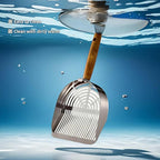 Premium Stainless Steel Cat Litter Scoop-Triple Guard Walls&Non-Stick Design - Image 8
