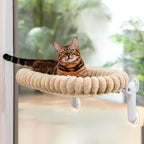 Sunhoo Cat Window Perch Bed Foldable Kitty Windowsill Hammock Shelf Seat Large - Image 8