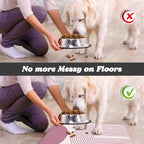 Dog Food Mats for Floors Waterproof, Cat Water Bowl Mats Pet Feeding Absorbent - Image 5