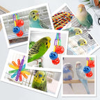 Small Bird Toys Parakeet Cage Accessories, Parakeet Toys, Swing Hanging - Image 5