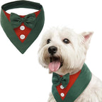 FUAMEY Dog Tuxedo Christmas for Small Dogs, Dog Formal Suit Dogs Attire Pet Bow by FUAMEY