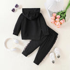 Toddler Baby Girls Clothes Long-sleeve Tie Dye Hoodie Sweatshirt Pants Hooded - Image 7