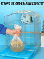 Large Disposable Bird Cage Tray Liners，34'' X 22'' Plastic Parakeet Cage Liner - Image 5