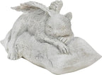 Holiberty Cat Angel Figurine Memorial Pet Stone Statue - Image 2