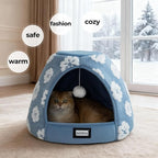 BALANCE Cat Beds for Indoor Cats, 2-in-1 Cat Bed Cave - Image 8