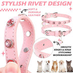 EXPAWLORER Leather Cat Collar for Girl Boy- Adjustable Pet Collar - Image 4