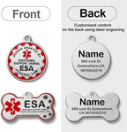 HOPELF Engraved Personalized ESA Tag - Image 3