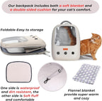 Lollimeow Pet Carrier Backpack, Bubble Backpack Carrier, Cats and Puppies - Image 6