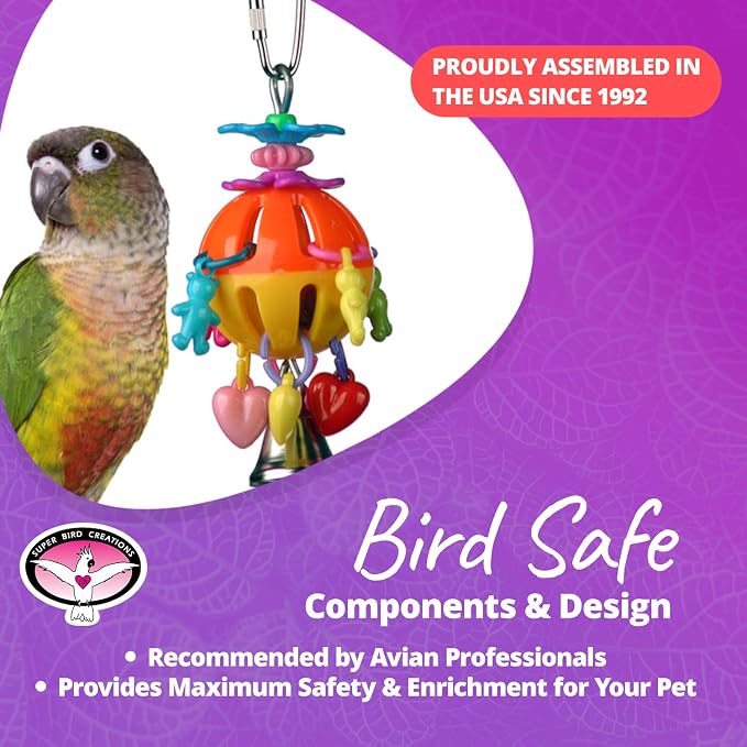 Super Bird Creations SB1086 Having a Ball Bird Toy - Image 6