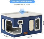 Extra-Wide Cat House for Indoor Cats - Image 5