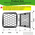 Dryer Vent Cover Guard, Dryer Vent Bird Guard Cagefor Most 3" to 4" Exhaust Fan - Image 2