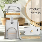 Bird Carrier, Portable Small Bird Parrot Parakeet Carrier - Image 3