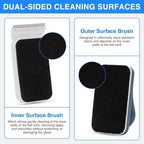 fishkeeper Aquarium Strong Magnetic Glass Cleaner Brush, Fish Tank Algae Magnet - Image 5