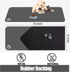 Large Pet Feeding Mat, Absorbent Quick Dry Dog Mat - Image 3