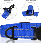 TagME Reflective Nylon Dog Collars, Adjustable Classic Pet Collar - Image 3