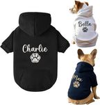 Noni Personalized Name Dog Hoodie, Embroidered Puppy Sweater by Noni