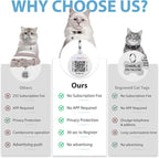 Cat Collar Breakaway with QR Code Name Tag, Reflective Kitten Collars with Bell - Image 2