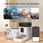 2.4G WiFi Automatic Cat Feeder, 4L Food Dispenser - Image 3