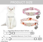 Lionet Paws 2pcs Pack Cotton Cat Collar, Breakaway Buckle - Image 5