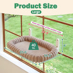 Zakkart SnugCloud Foldable Cat Window Perch - Image 3