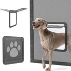 PETLESO Dog Door for Screen Doors, Large Dog Opening for Sliding Doors - Image 7