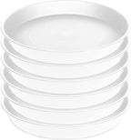 6 Pack of 12 inch Plant Saucer, Heavy Duty Plastic Plant Saucer 12" Round by Bleuhome