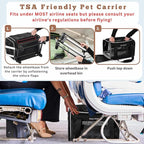 Airline Approved Top-Expanding Pet Carrier on Wheels- Rolling Carrier- Designed - Image 2