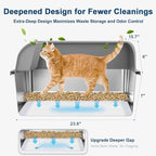 7" Deep Stainless Steel Sifting Litter Box - Image 4