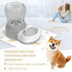 1 Gallon Automatic Dog Water Dispenser, Premium Large Capacity Gravity Pet - Image 6
