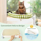 Sunhoo Cat Window Perch Bed Foldable Kitty Windowsill Hammock Shelf Seat Large - Image 5