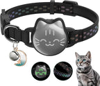 Waterproof Airtag Cat Collar, Breakaway Cat Airtag Collar by typecase