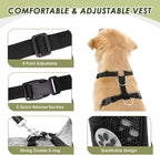 SlowTon Dog Seat Belt Harness for Car, Dog Car Harness Adjustable Mesh - Image 4