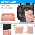 Wn's Day Luxurious Dog Couch Bed, Washable Calming Dog Couch Cover, Removable - Image 6