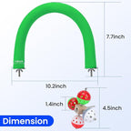U Shape Parrot Perch Stand Toy Bird Platform Sand Paw Grinding Clean Stick - Image 7