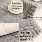 Sofa Cover Fuzzy Couch Cover for Pet, Couch Covers for Dogs Washable Non-Slip - Image 3