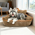 Orthopedic Dog Bed with Memory Foam, Washable Plush Pet Bed - Image 3