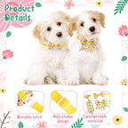 Reginary 100 Pieces Dog Bow Tie Collar Set Include 40 Dog Neckties, and 30 - Image 3