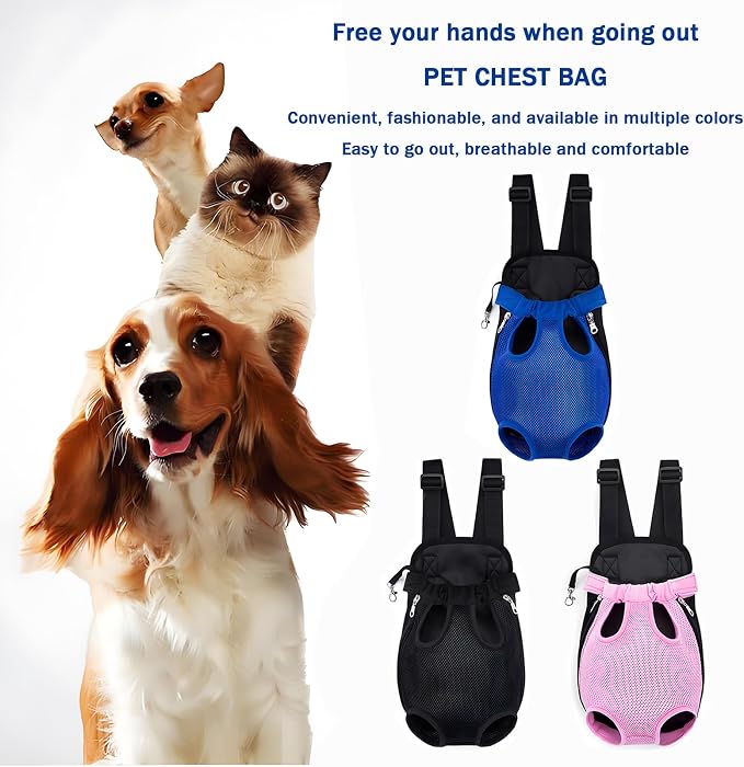 Pet Carrier Backpack, Adjustable Pet Front Carriers - Image 4