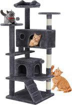 Sweetcrispy 54 Inch Cat Tree Tower, Indoor Cat Condo by Sweetcrispy