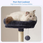 Heybly Cat Tree, 49.2 Inches Cat Tower - Image 8