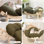 CHEERHOME PETS Elevated Cat Bed Wooden - Image 8